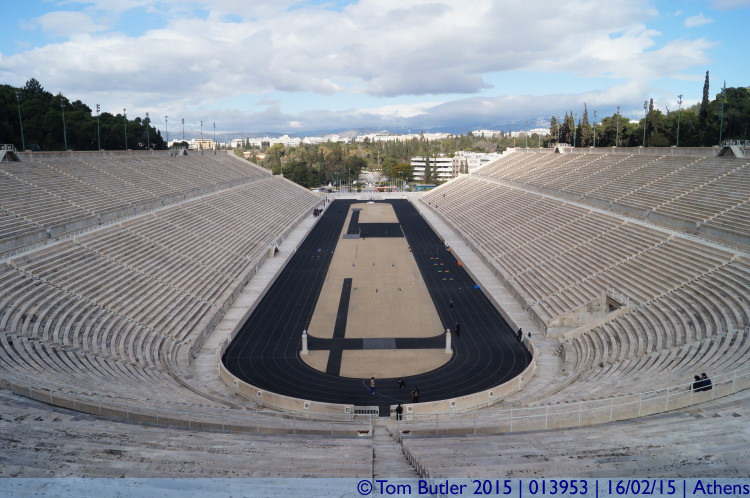 Photo ID: 013953, Looking down the track, Athens, Greece