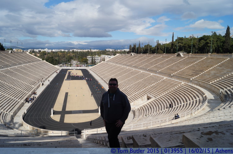 Photo ID: 013955, Standing at the top of the stadium, Athens, Greece