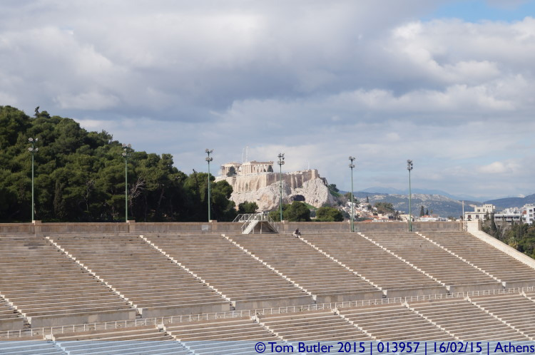 Photo ID: 013957, Acropolis from the Stadium, Athens, Greece
