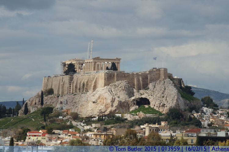 Photo ID: 013959, The Acropolis from the Stadium, Athens, Greece
