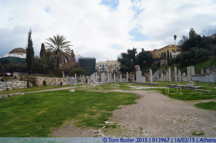 Photo ID: 013967, View across Roman Agora, Athens, Greece