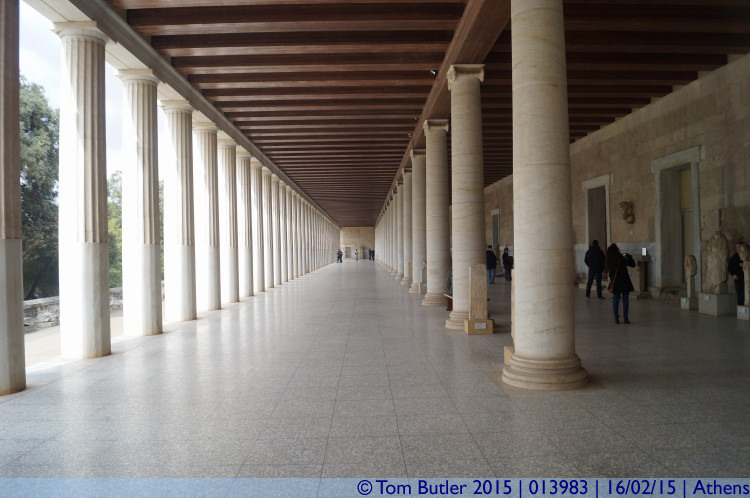 Photo ID: 013983, In the Stoa, Athens, Greece