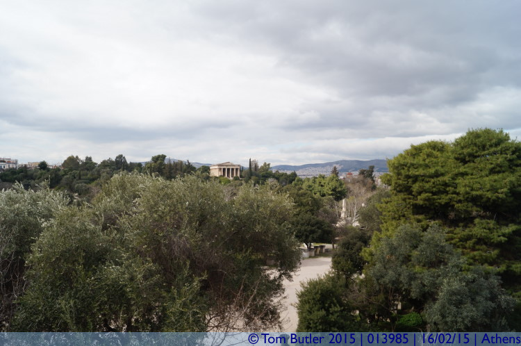 Photo ID: 013985, View from the Stoa, Athens, Greece