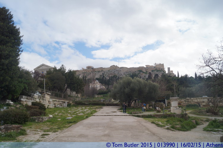 Photo ID: 013990, Acropolis from Ancient Agora, Athens, Greece