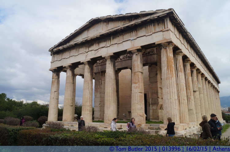 Photo ID: 013996, End of the temple, Athens, Greece