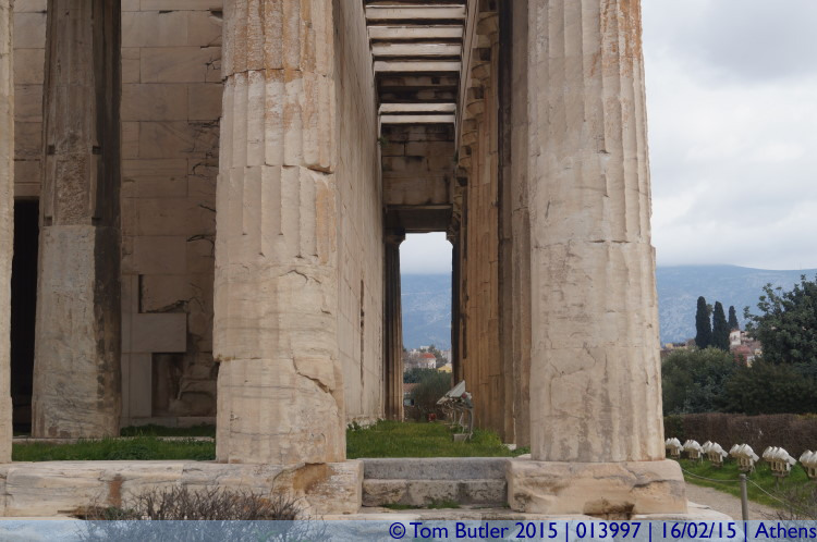 Photo ID: 013997, Looking through the colonnade, Athens, Greece