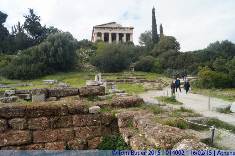 Photo ID: 014003, Temple and Agora, Athens, Greece