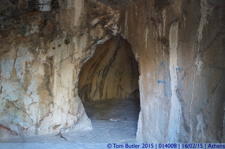 Photo ID: 014008, Looking into the caves, Athens, Greece