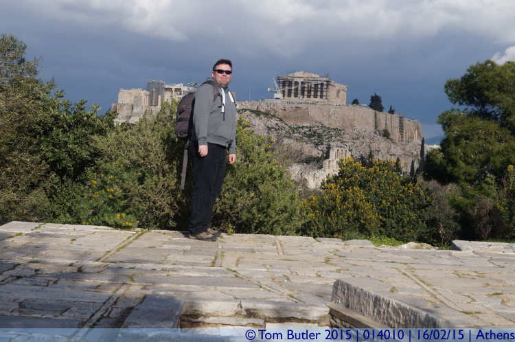Photo ID: 014010, Standing on Filopappos Hill, Athens, Greece