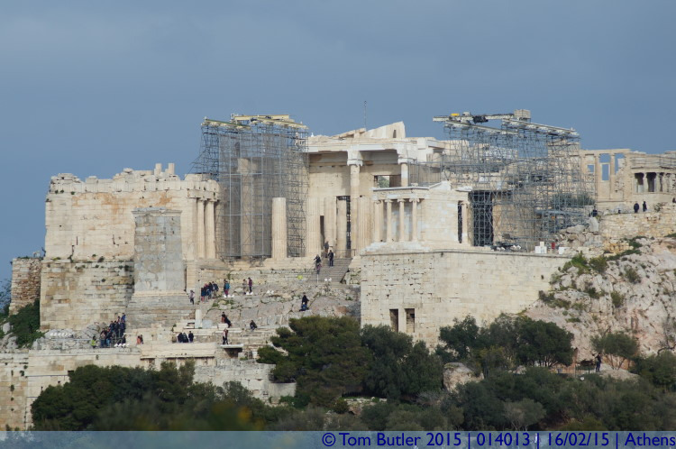 Photo ID: 014013, Acropolis from Filopappos Hill, Athens, Greece