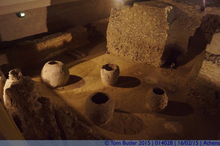 Photo ID: 014028, Pots in the bath house, Athens, Greece