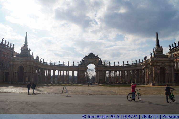 Photo ID: 014224, New Palace Arch, Potsdam, Germany