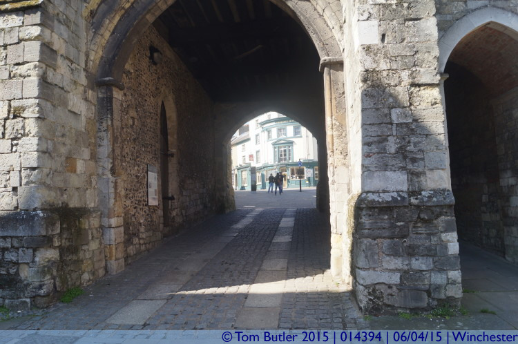 Photo ID: 014394, Entering the Westgate, Winchester, England