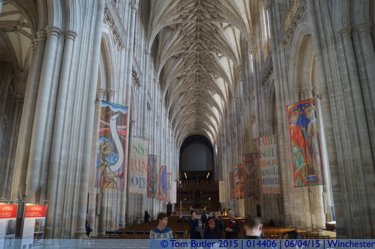 Photo ID: 014406, Inside the Cathedral, Winchester, England