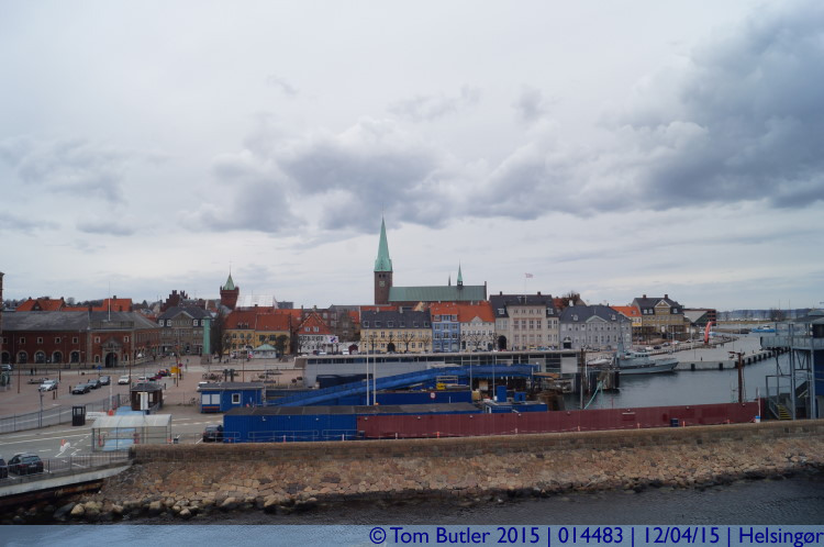 Photo ID: 014483, View from the MF Hamlet, Helsingr, Denmark