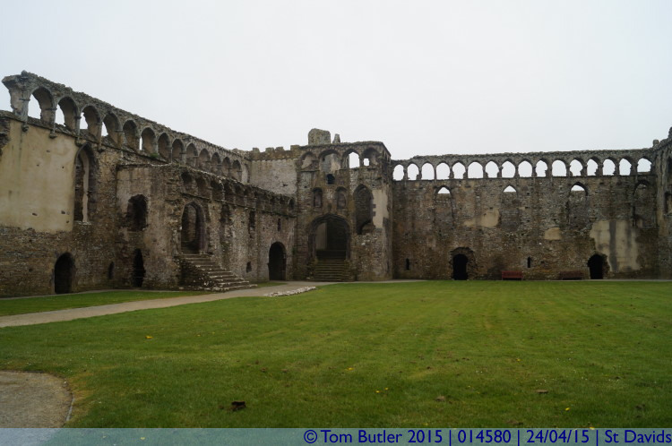 Photo ID: 014580, Inside the Bishops Palace, St Davids, Wales