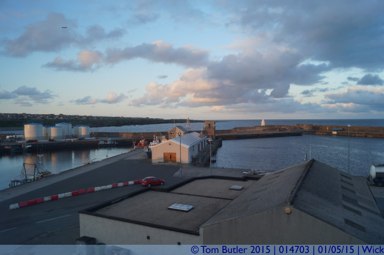 Photo ID: 014703, Harbour at sunset, Wick, Scotland