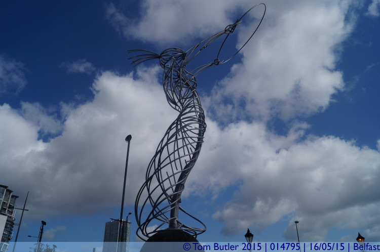 Photo ID: 014795, Nuala with the Hula, Belfast, Northern Ireland