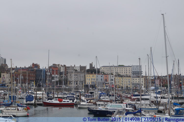 Photo ID: 014928, View across the harbour, Ramsgate, England