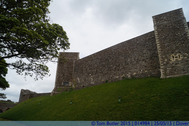 Photo ID: 014984, Walls of the Inner Bailey, Dover, England