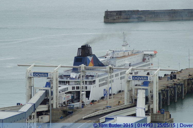 Photo ID: 014993, A ferry sets sail, Dover, England