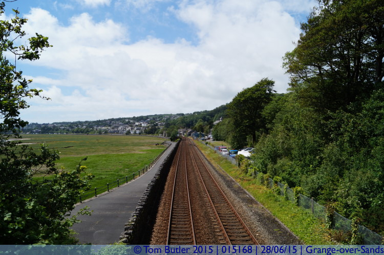 Photo ID: 015168, Looking down the tracks, Grange-over-Sands, England