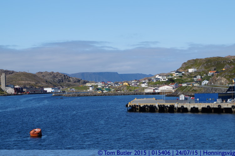 Photo ID: 015406, The harbour and town, Honningsvg, Norway
