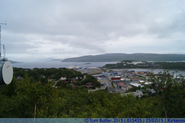 Photo ID: 015435, Looking over the town, Kirkenes, Norway