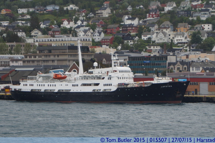 Photo ID: 015507, The Lofoten docked, Harstad, Norway