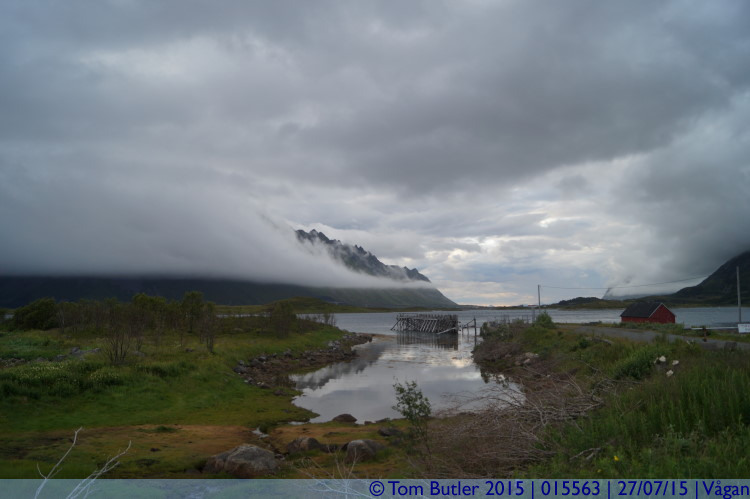 Photo ID: 015563, The clouds roll in, Vgan, Norway