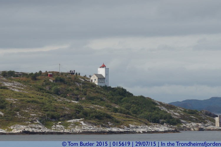 Photo ID: 015619, Approaching the Lighthouse, In the Trondheimsfjorden, Norway