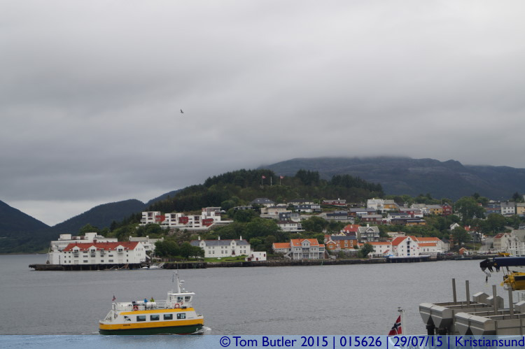 Photo ID: 015626, View across the harbour, Kristiansund, Norway