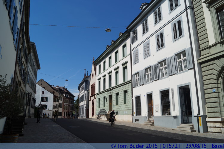 Photo ID: 015721, Looking along the Rittegasse, Basel, Switzerland