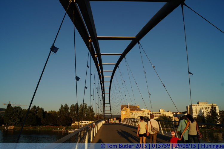 Photo ID: 015759, Looking along the bridge, Huningue, France