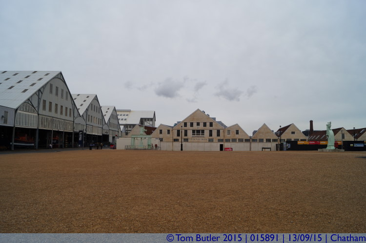 Photo ID: 015891, In the centre of the dockyard, Chatham, England
