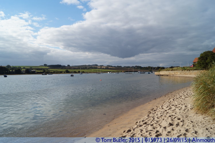 Photo ID: 015973, Looking up the Aln, Alnmouth, England
