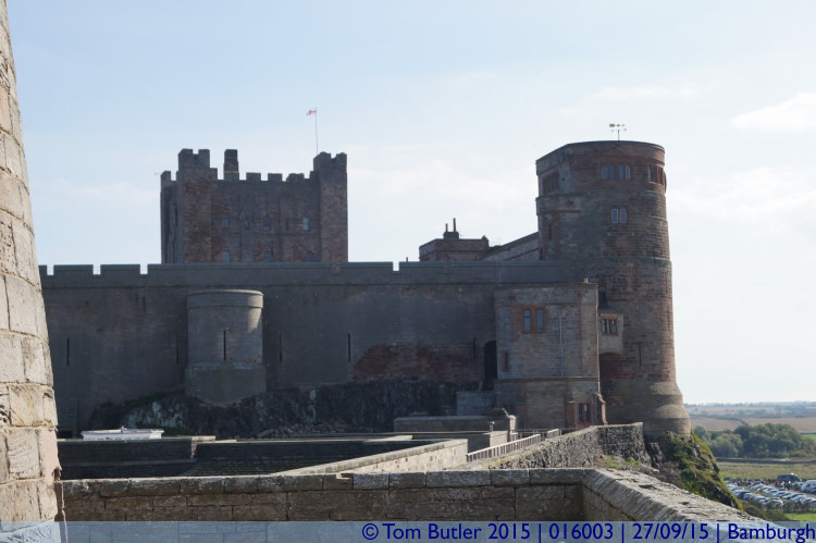 Photo ID: 016003, Castle buildings, Bamburgh, England