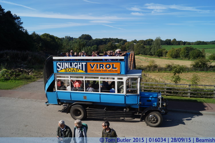 Photo ID: 016034, A new fangled motorbus, Beamish, England