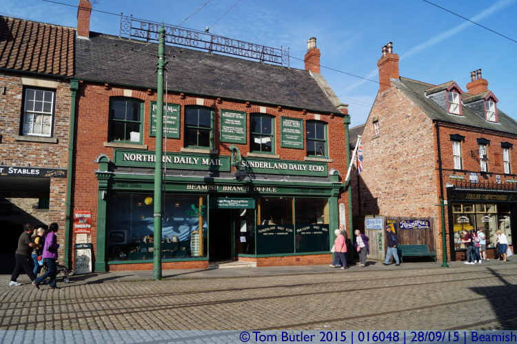 Photo ID: 016048, Press offices, Beamish, England