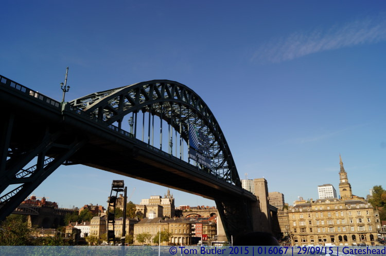 Photo ID: 016067, Underneath the Tyne Bridge, Gateshead, England