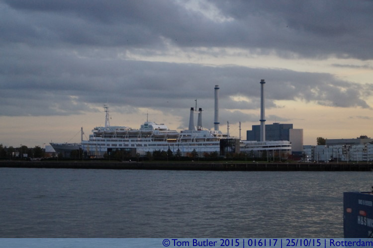 Photo ID: 016117, SS Rotterdam across the Maas, Rotterdam, Netherlands