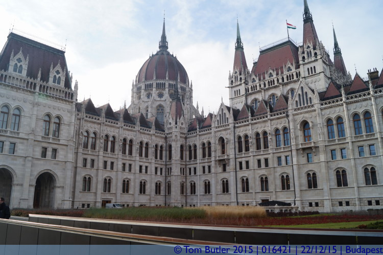 Photo ID: 016421, Side of the Parliament, Budapest, Hungary