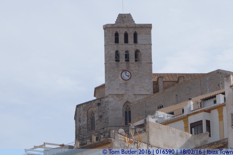Photo ID: 016590, Cathedral, Ibiza Town, Spain