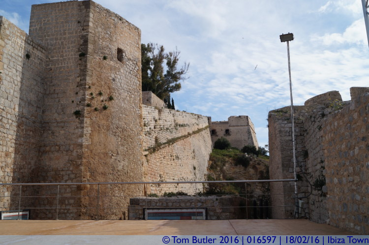 Photo ID: 016597, Walls rising higher, Ibiza Town, Spain