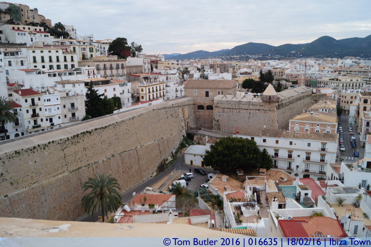 Photo ID: 016635, Walls, Ibiza Town, Spain