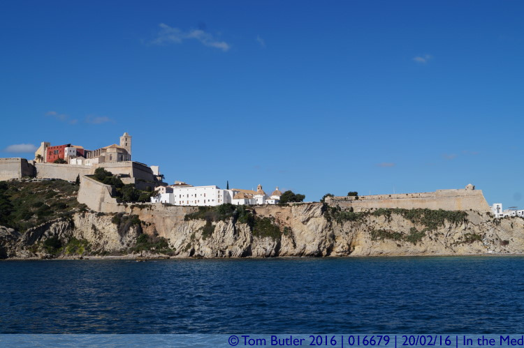 Photo ID: 016679, Fortified Ibiza, In the Med, Spain
