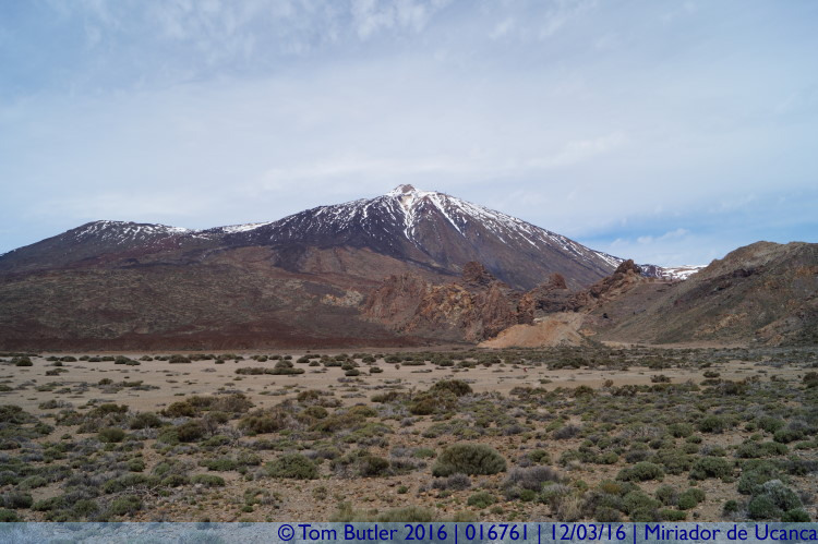 Photo ID: 016761, Looking back to Mount Teide, Mirador de Ucanca, Spain