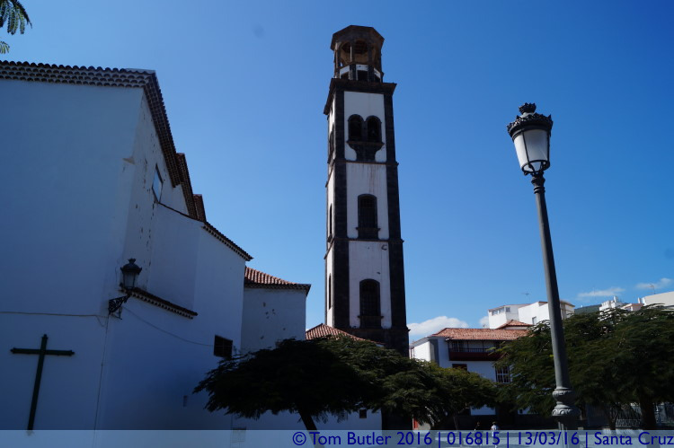Photo ID: 016815, Church tower, Santa Cruz, Spain