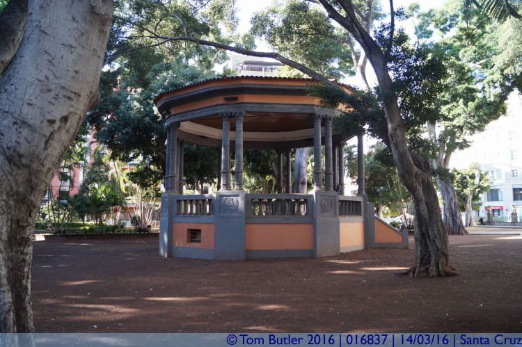 Photo ID: 016837, Bandstand on the Plaza, Santa Cruz, Spain