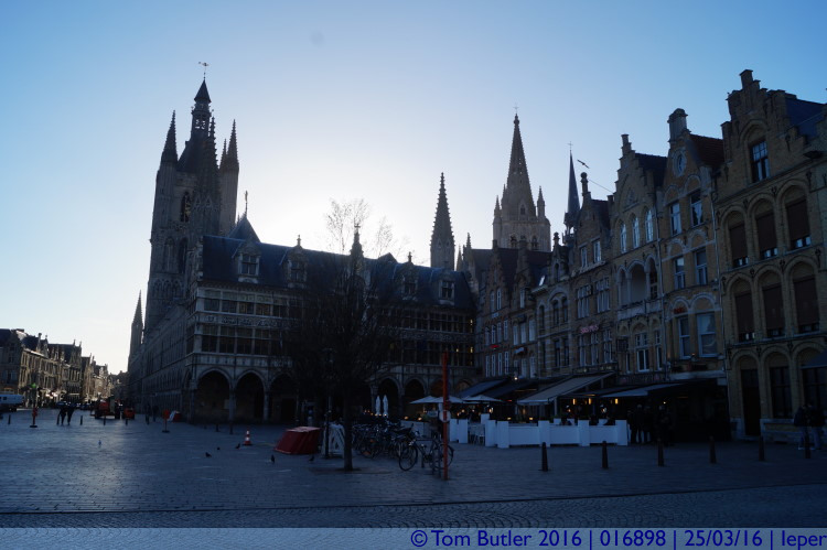 Photo ID: 016898, Town Hall and Cloth Hall, Ieper, Belgium